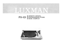 Luxman PX-101-Owners-Manual